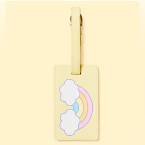 Stoney Clover Lane x Target Luggage Tag Yellow Rainbow Rectangle Limited Edition